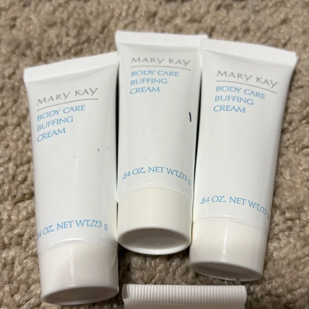 Mary Kay body cleansing gel, buffering cream and hand cream